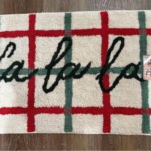 Brand New St. Nicholas Square “Fa La La” Holiday Bath Rug – 20” x 30”